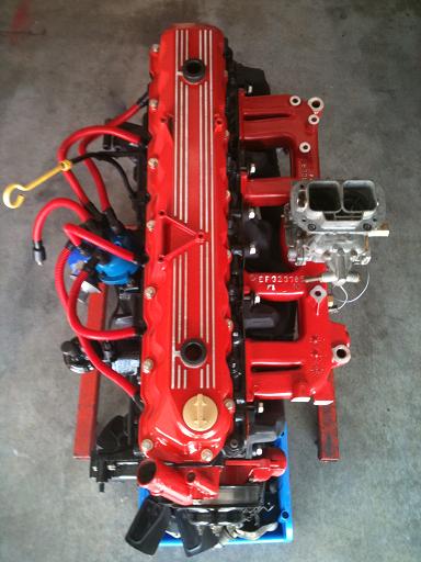 Hot Rod Red Jeep Wrangler Engi