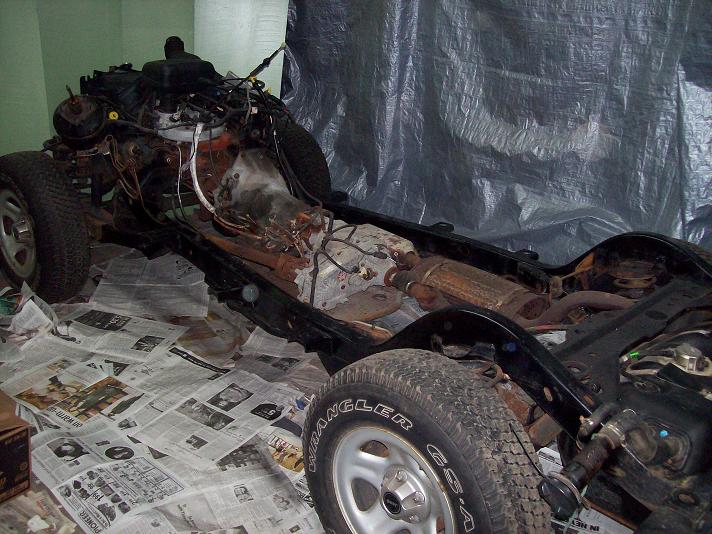 jeep engine,tranny,danas,frame