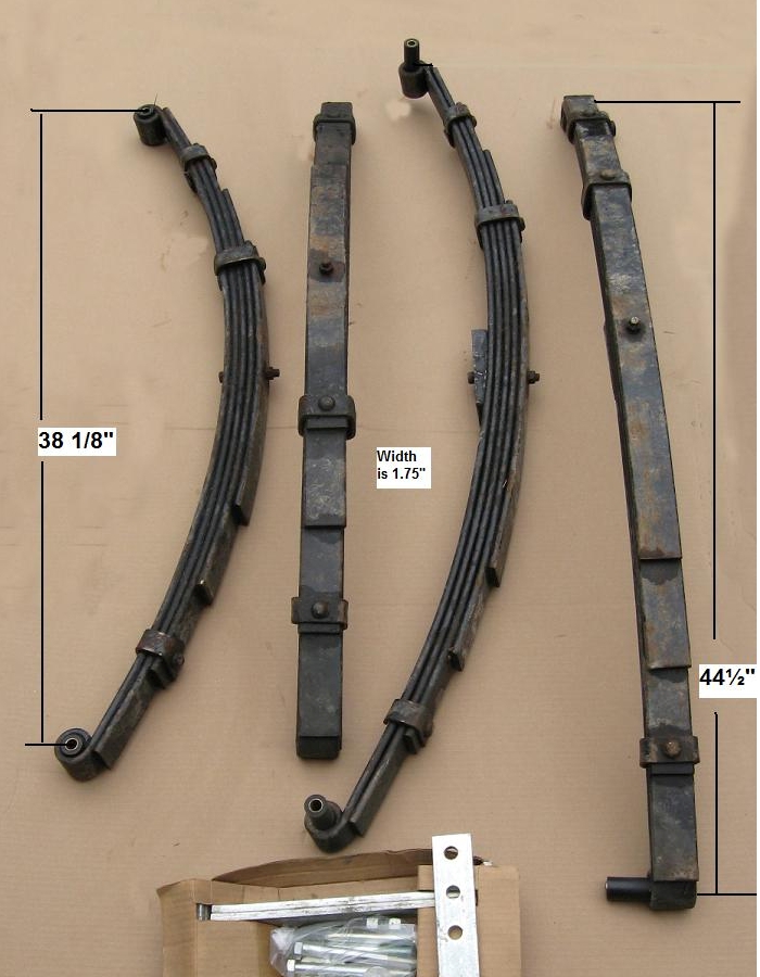 M38A1 Front & Rear Springs